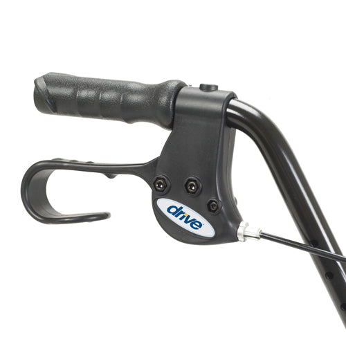 Rollator Aluminum W/fold-up & Remov Back Padded Seat Red - BeHope