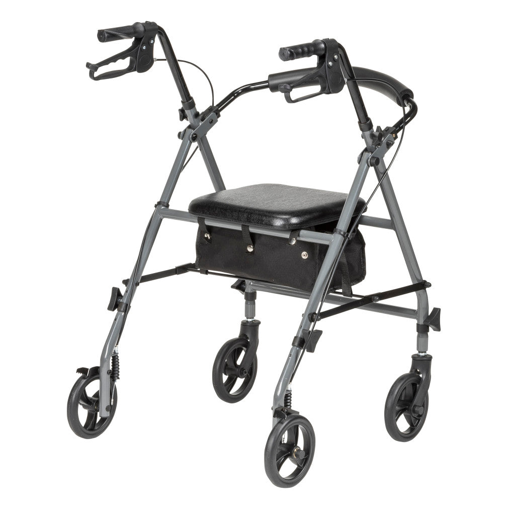 Steel Rollator with 6” Wheels, Knockdown -BeHope