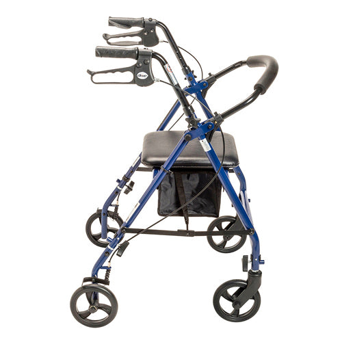 Rollator Steel Blue W/6 Whls Knocked-down - BeHope