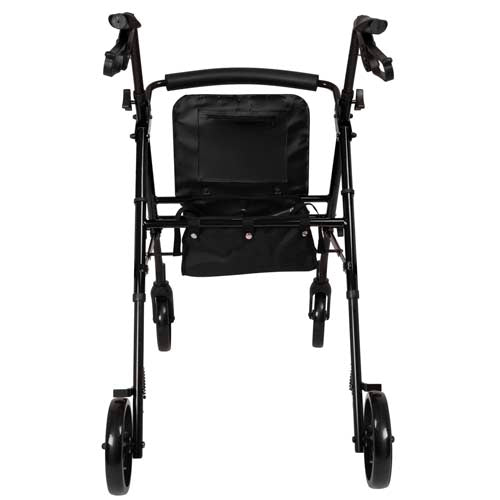 Rollator Aluminum Height Adjustable Black - BeHope
