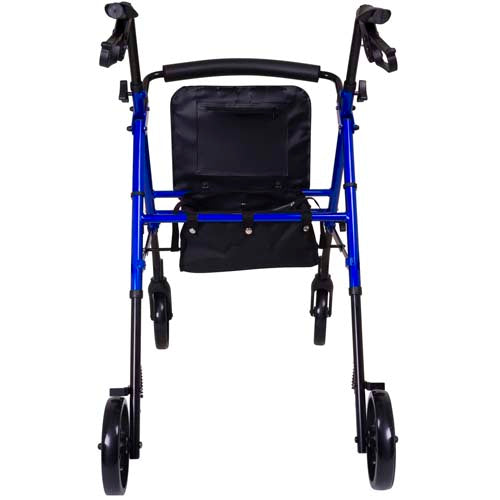 Rollator Aluminum Height Adjustable Blue - BeHope
