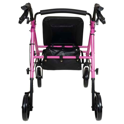 Rollator Aluminum Height Adjustable Pink - BeHope
