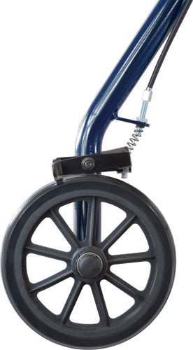 Rollator Steel 6 Wheels Blue 300 Lb. Weight Cap - BeHope