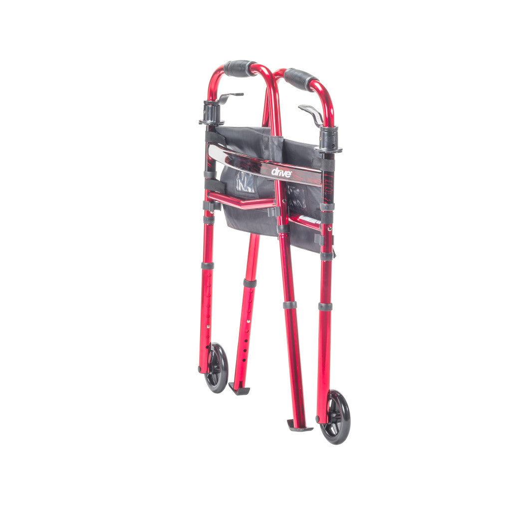 Deluxe Folding Travel Walker With 5" Wheels - BeHope