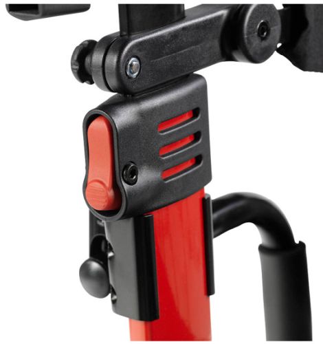 Nitro Duet Rollator Red Transport Wheelchair Red - BeHope