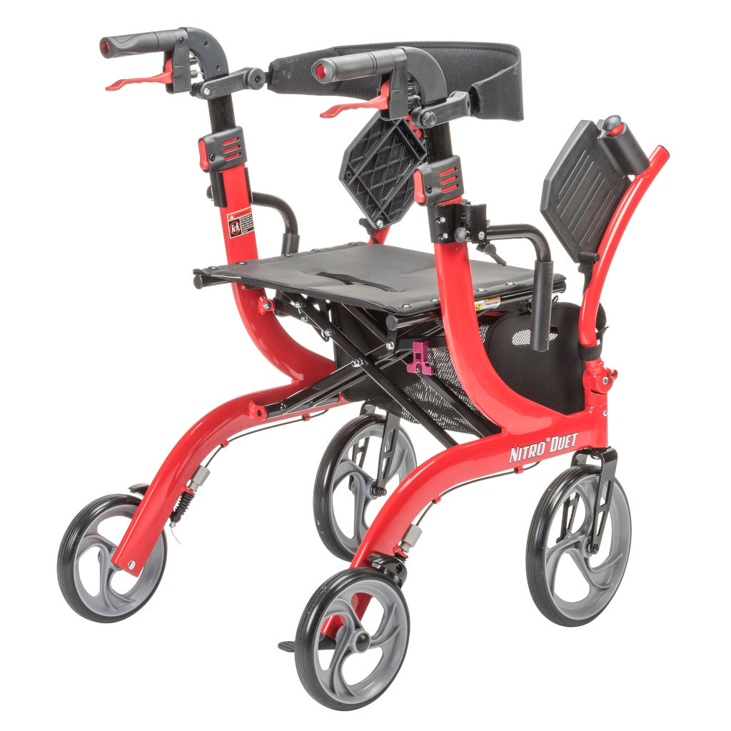 Nitro® Duet Rollator and Transport Chair -BeHope