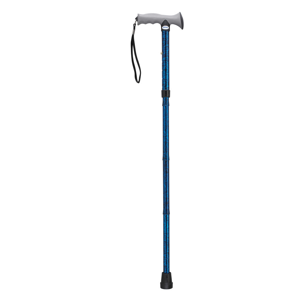 Aluminum Folding Canes with Gel Grip, Height Adjustable -BeHope