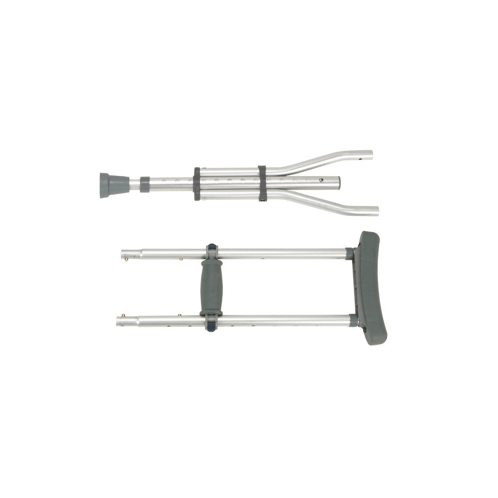 Universal Aluminum Crutch With Accessories - BeHope