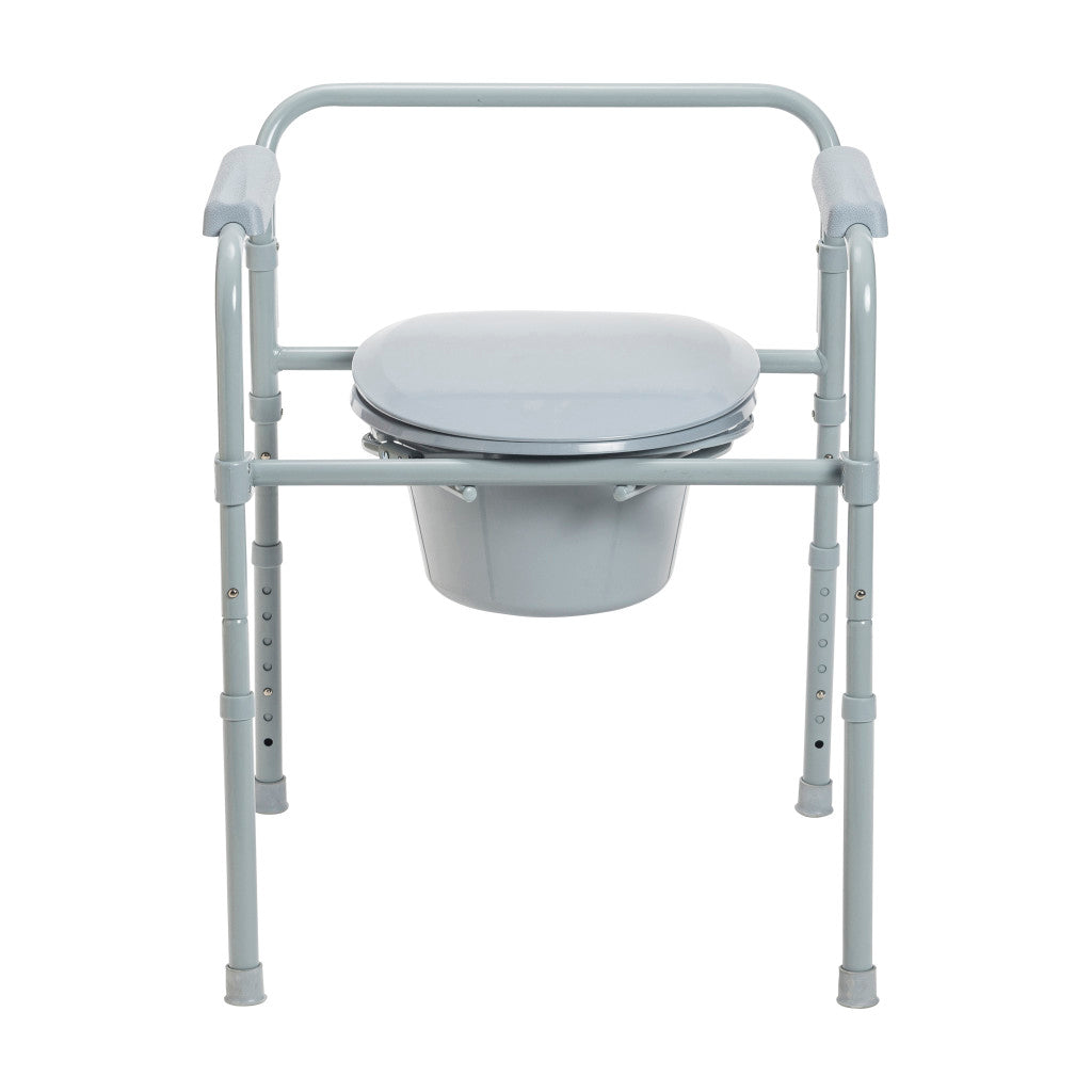 Folding Steel Commode -BeHope
