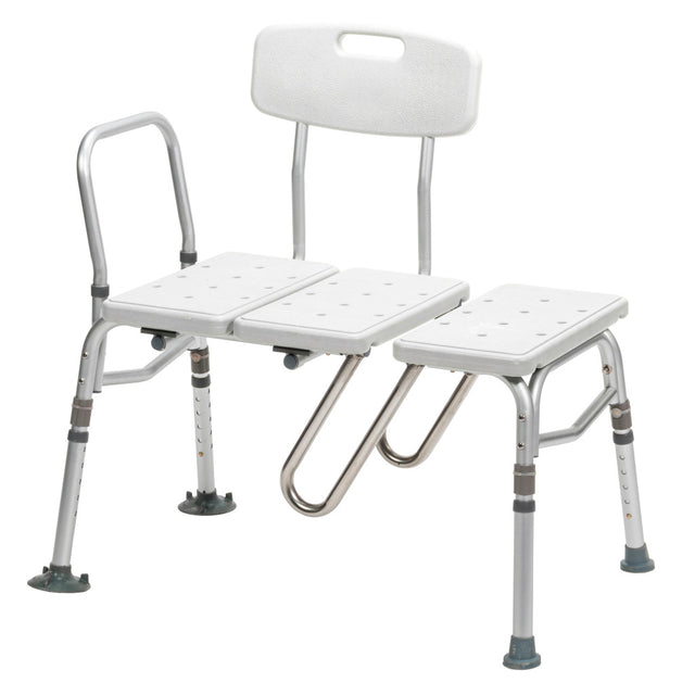 Splash Defense™ Transfer Bench With Curtain Guard Protection - BeHope