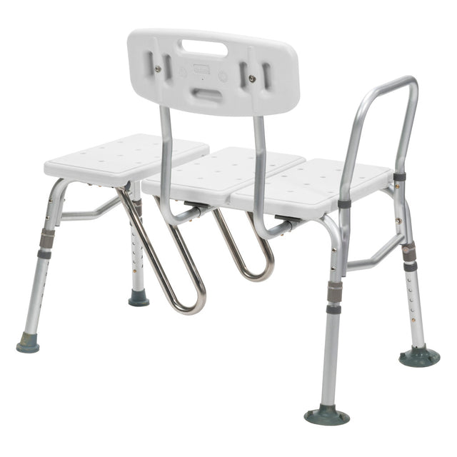 Splash Defense™ Transfer Bench With Curtain Guard Protection - BeHope