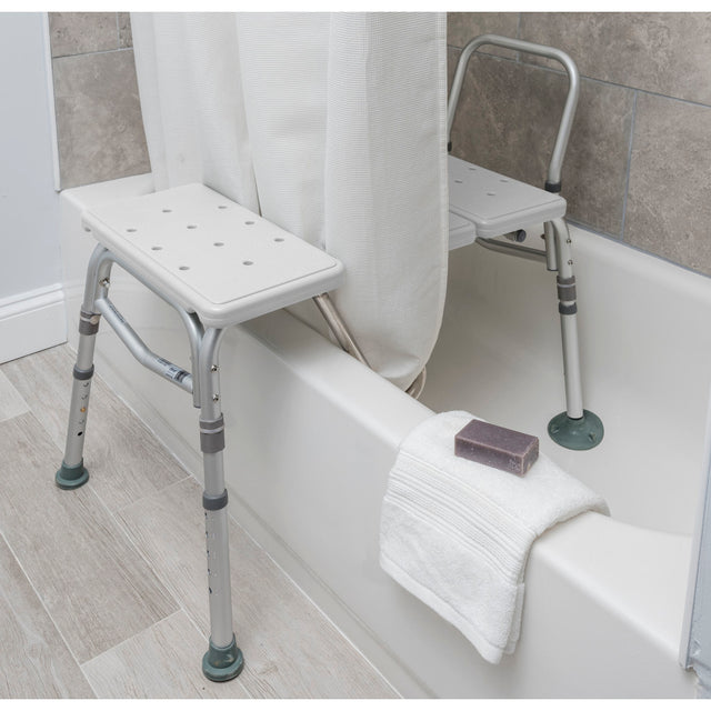 Splash Defense™ Transfer Bench With Curtain Guard Protection - BeHope