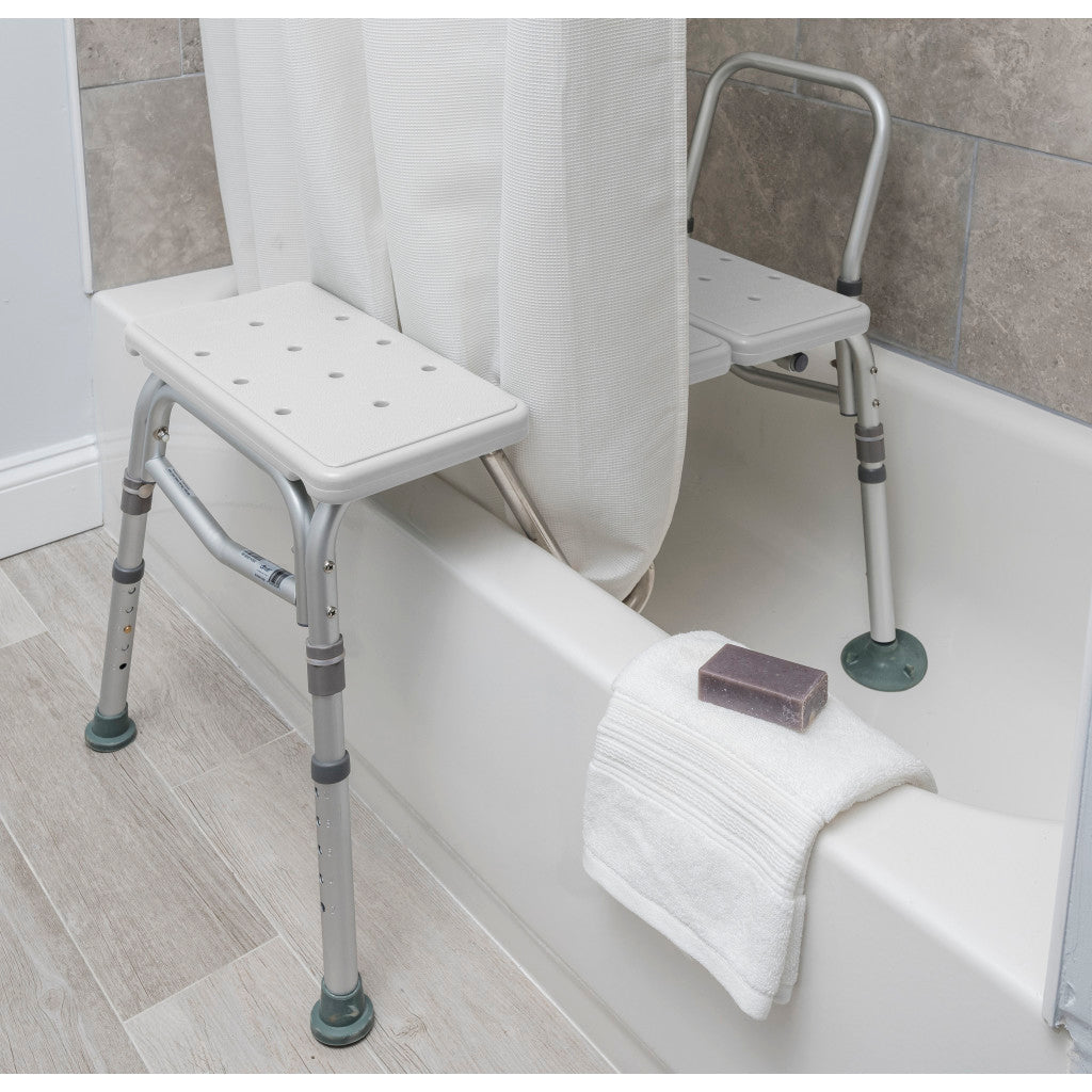 Splash Defense™ Transfer Bench with Curtain Guard Protection -BeHope