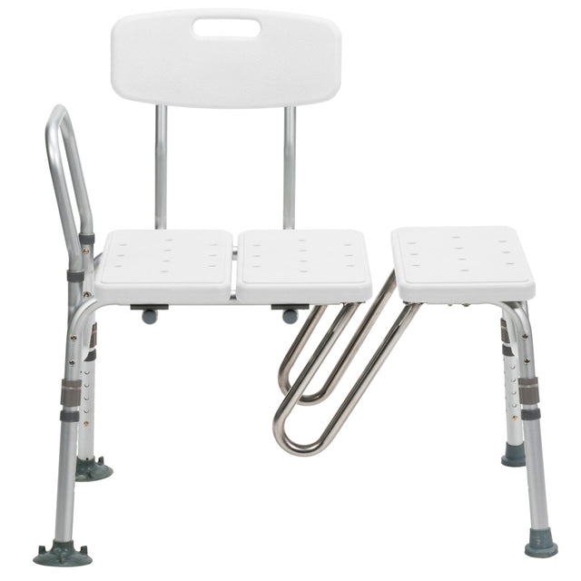 Splash Defense™ Transfer Bench With Curtain Guard Protection - BeHope