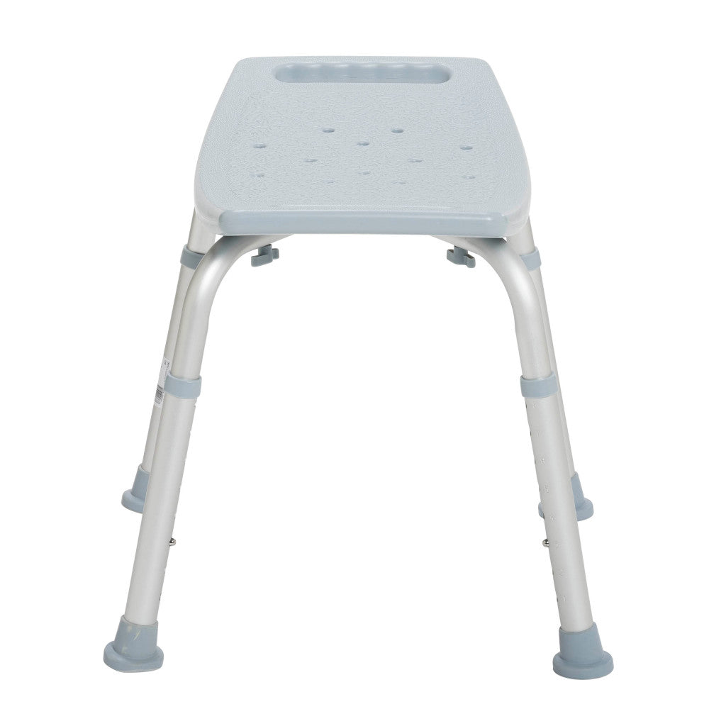 Deluxe Aluminum Shower Bench Without Back - BeHope