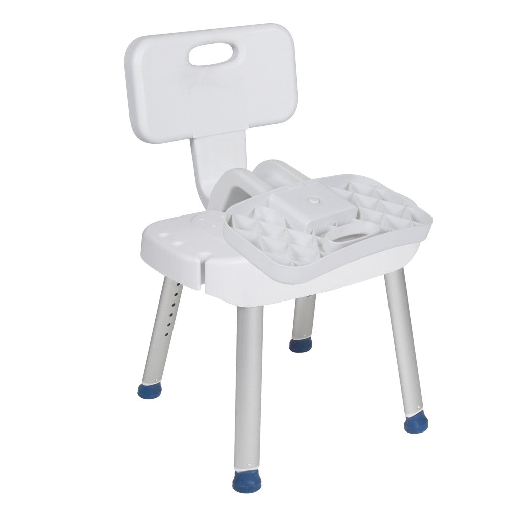 Shower Chair with Folding Back -BeHope