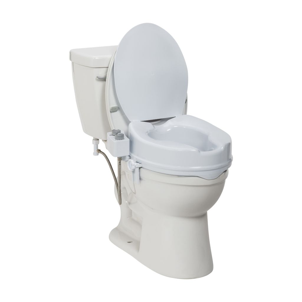 Preservetech™ Raised Toilet Seat With Bidet - BeHope