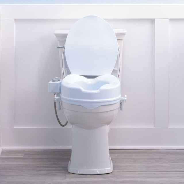 Preservetech™ Raised Toilet Seat With Bidet - BeHope