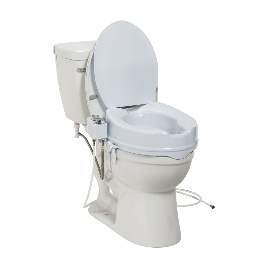 Preservetech™ Raised Toilet Seat With Bidet - BeHope