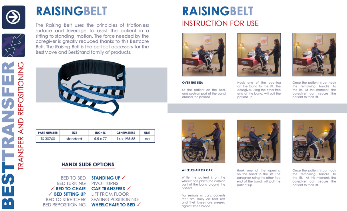 Bestcare - Assist Raiser Belt - Ts30760 - BeHope