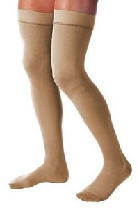 Compression Stocking Jobst® Relief Thigh High Large Beige Closed Toe - BeHope