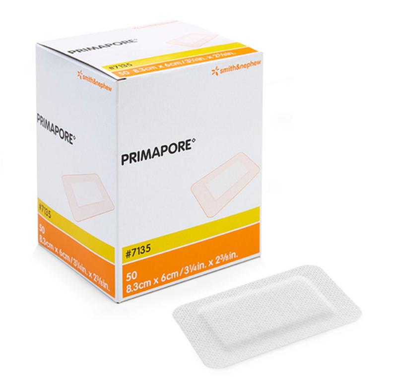 Primapore Low-adherent Post-op Island Dressing