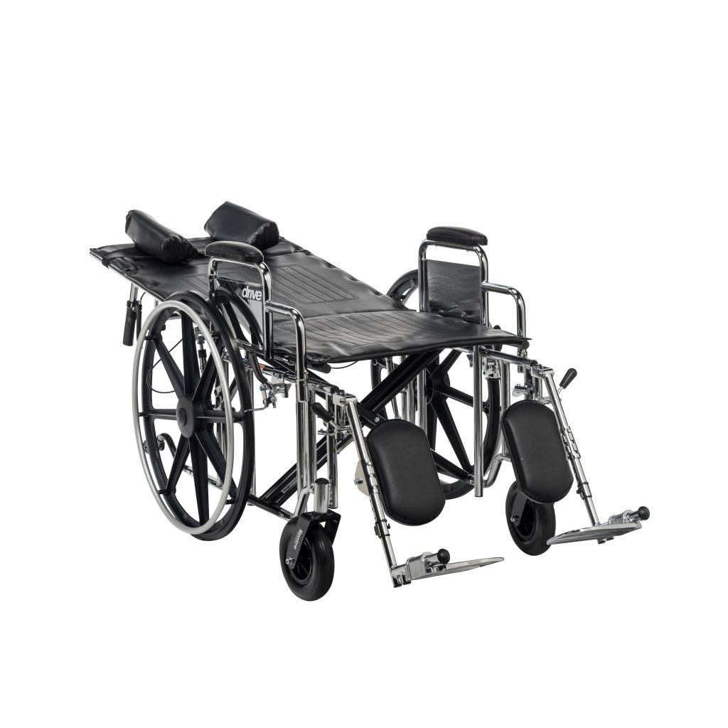 Deluxe Sentra Full Reclining Wheelchair -BeHope