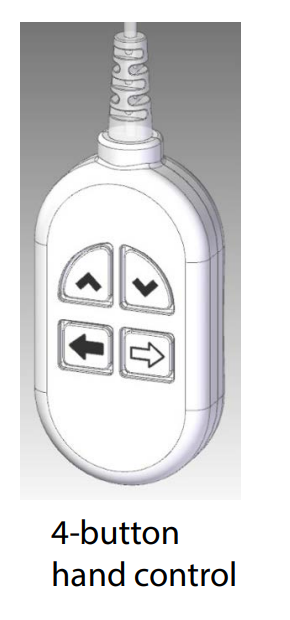 Hand Control For Monarch Fixed Ceiling - BeHope