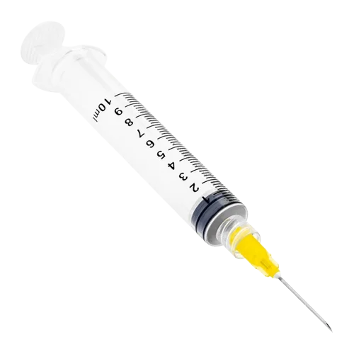 Standard Hypodermic Syringe With Needle Sol-m™ 10 Ml 1 Inch 20 Gauge - Behope