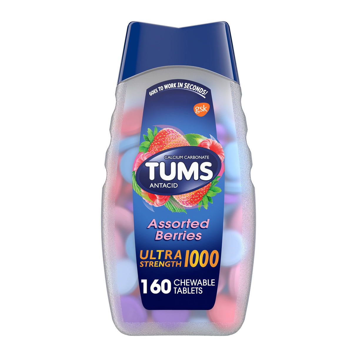Antacid Tums® Ultra Strength Tablet 160 Per Bottle - Behope