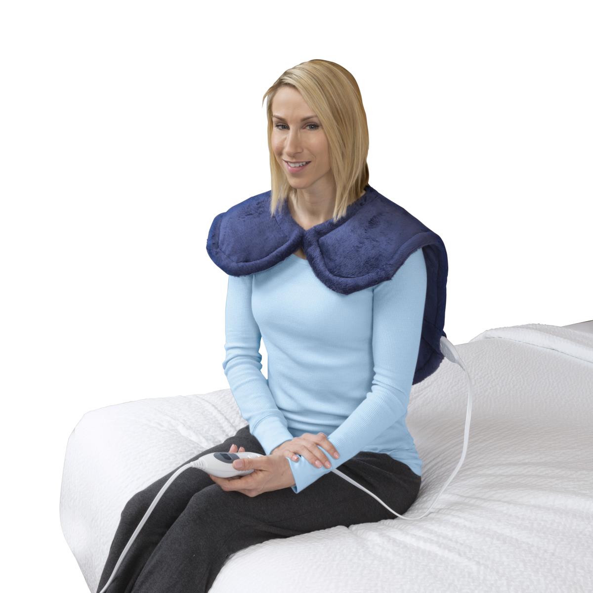 TheraCare Deluxe Shoulder and Neck Heating Pad Wrap
