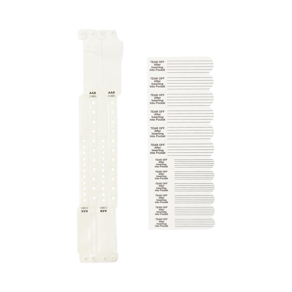 Medline Wristbands with Insert Tab