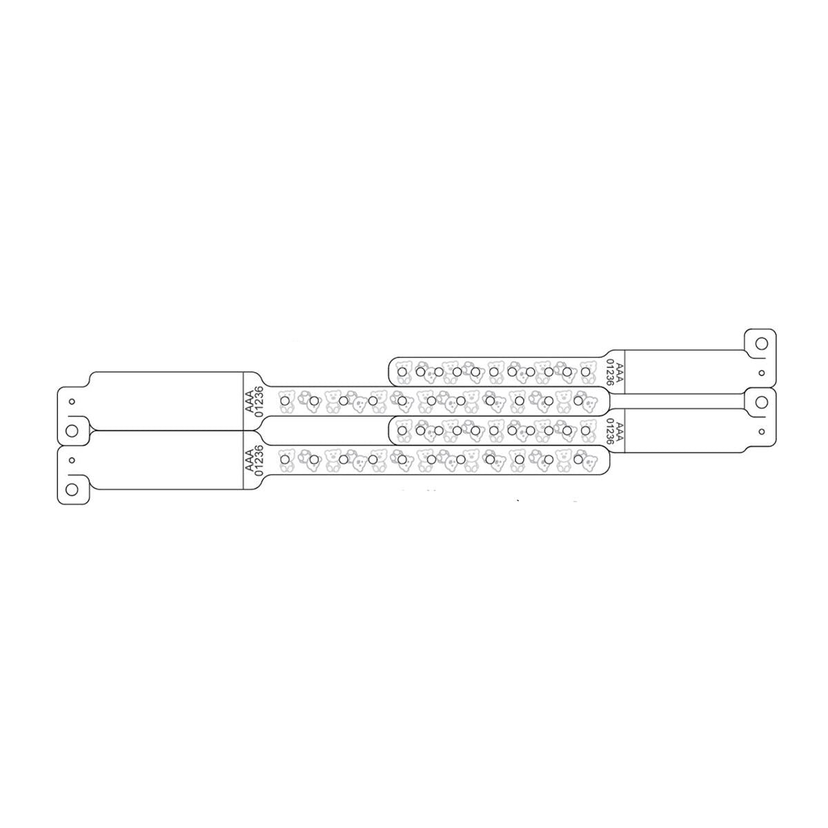 Medline Wristbands with Insert Tab