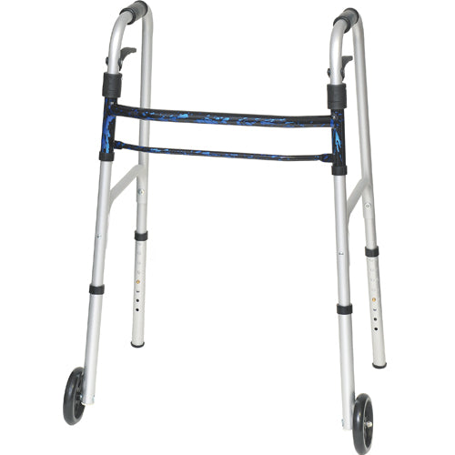 Probsics Sure Lever Release Folding Walker Blue Flame - BeHope
