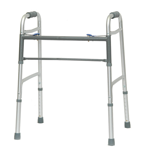 Bariatric Two-button Folding Walkers W/out Wheels 2/cs - BeHope