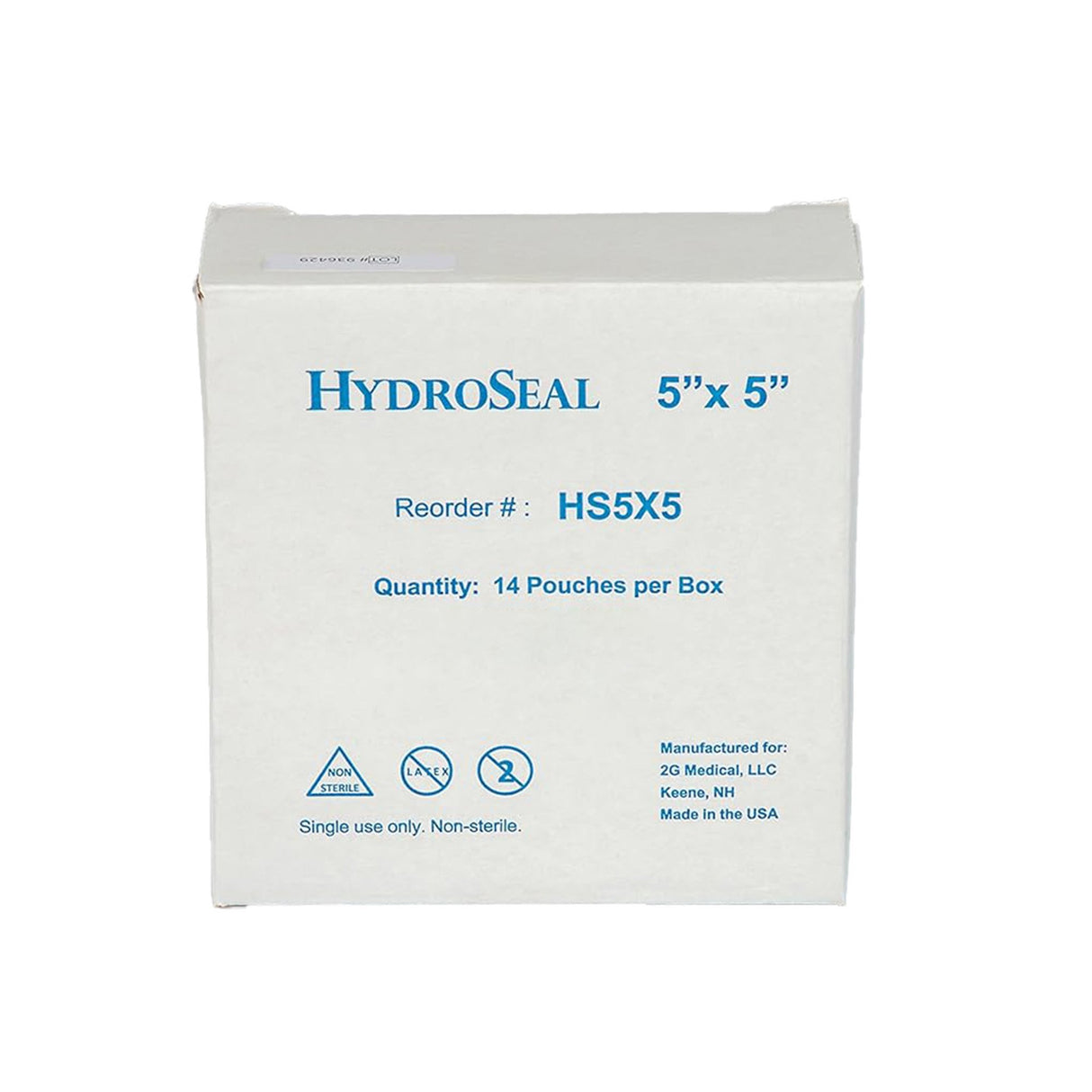 IV Site Barrier Protector HydroSeal 5 X 5 Inch Square NonSterile - BeHope