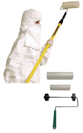 Cleanroom Tacky Roller PolyTack White Foam Disposable - BeHope