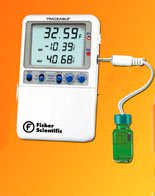 Refrigerator / Freezer Thermometer Fisherbrand™ Traceable® Fahrenheit -58° to +158°F (-50° to +70°C) Bottle Probe Desk / Wall Mount Battery Operated - BeHope