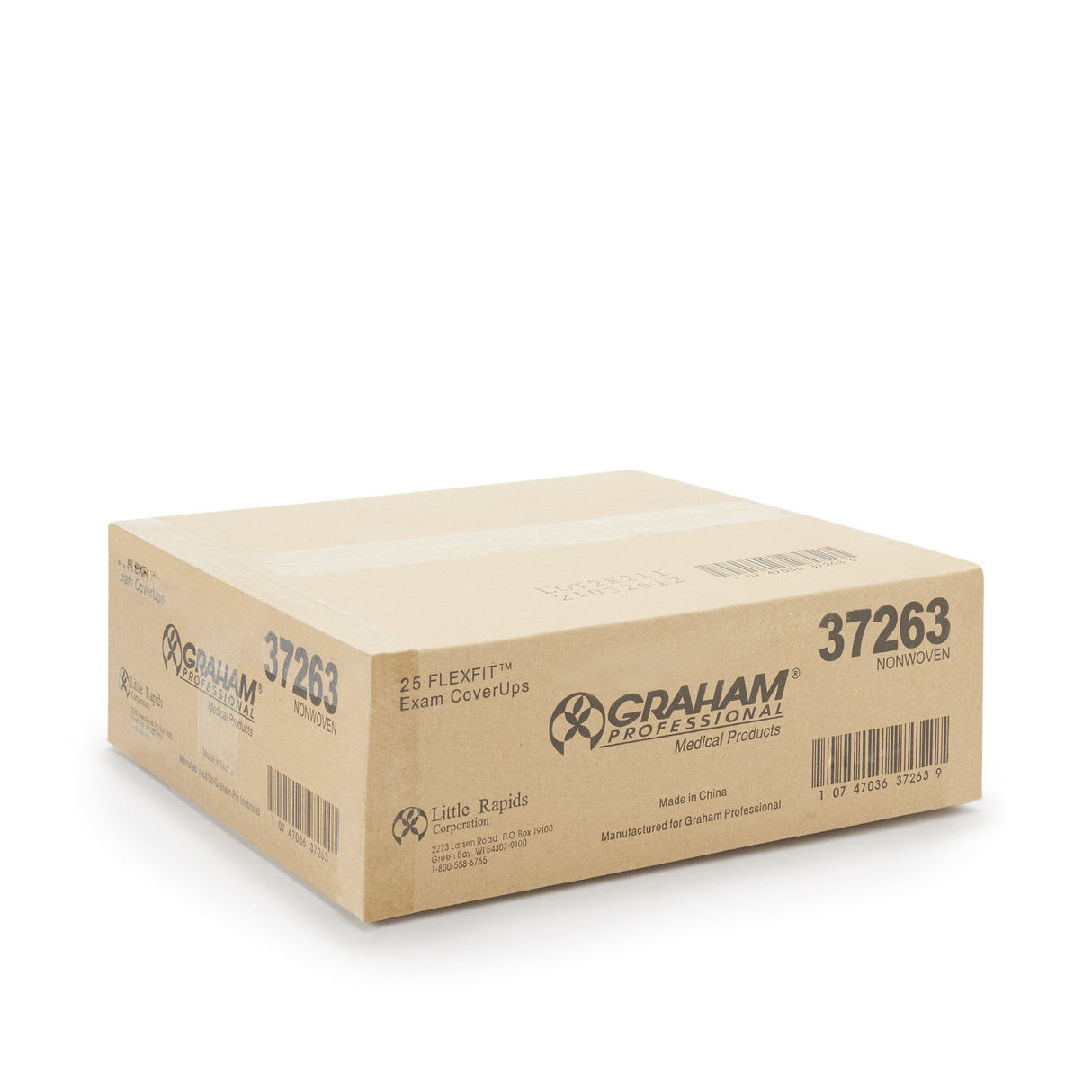 Exam Cover-Up FlexFit® Blue One Size Fits Most Open Sides Elastic Band Female Disposable - BeHope