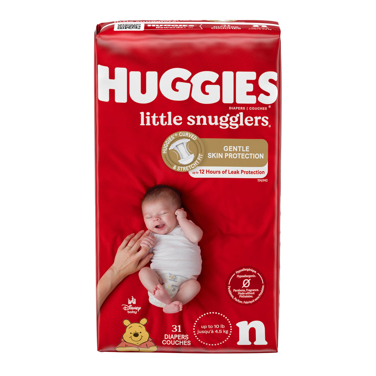 Unisex Baby Diaper Huggies® Little Snugglers Newborn Disposable Heavy Absorbency - BeHope
