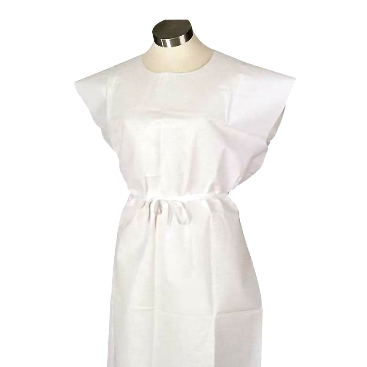 Patient Exam Gown Medium White Disposable - BeHope