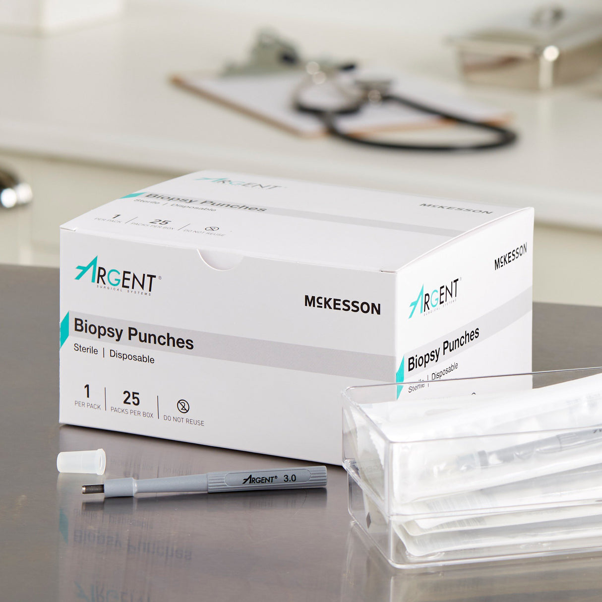 Biopsy Punch McKesson Argent™ Dermal 3 mm - BeHope