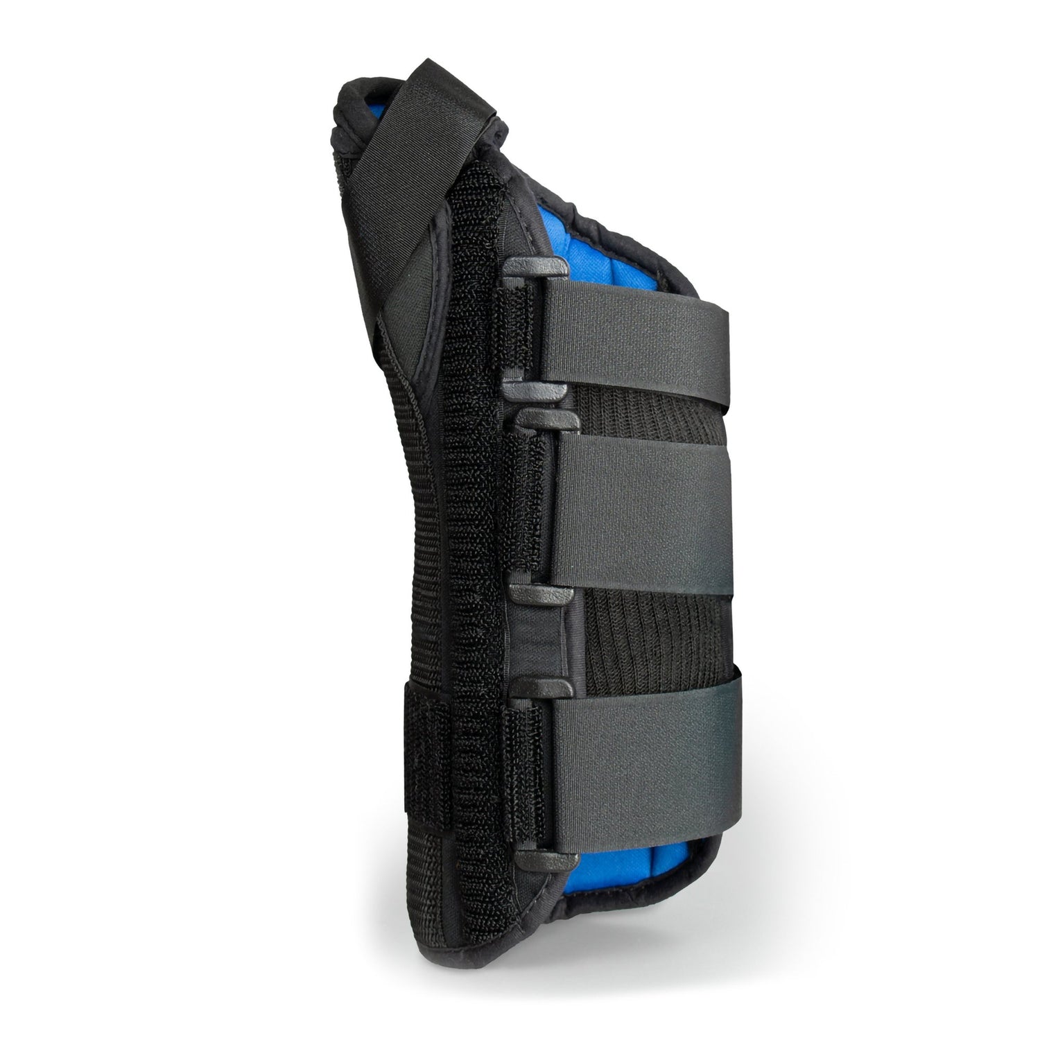 Wrist Brace with Abducted Thumb McKesson Aluminum / Foam / Spandex / Plastic Right Hand Black X-Large - BeHope