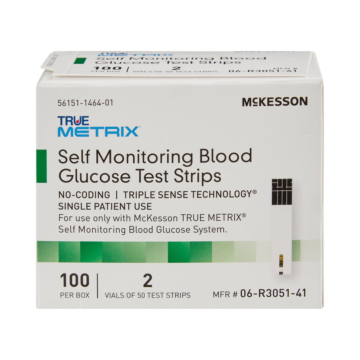 Blood Glucose Test Strips McKesson TRUE METRIX® 100 Strips per Pack - BeHope