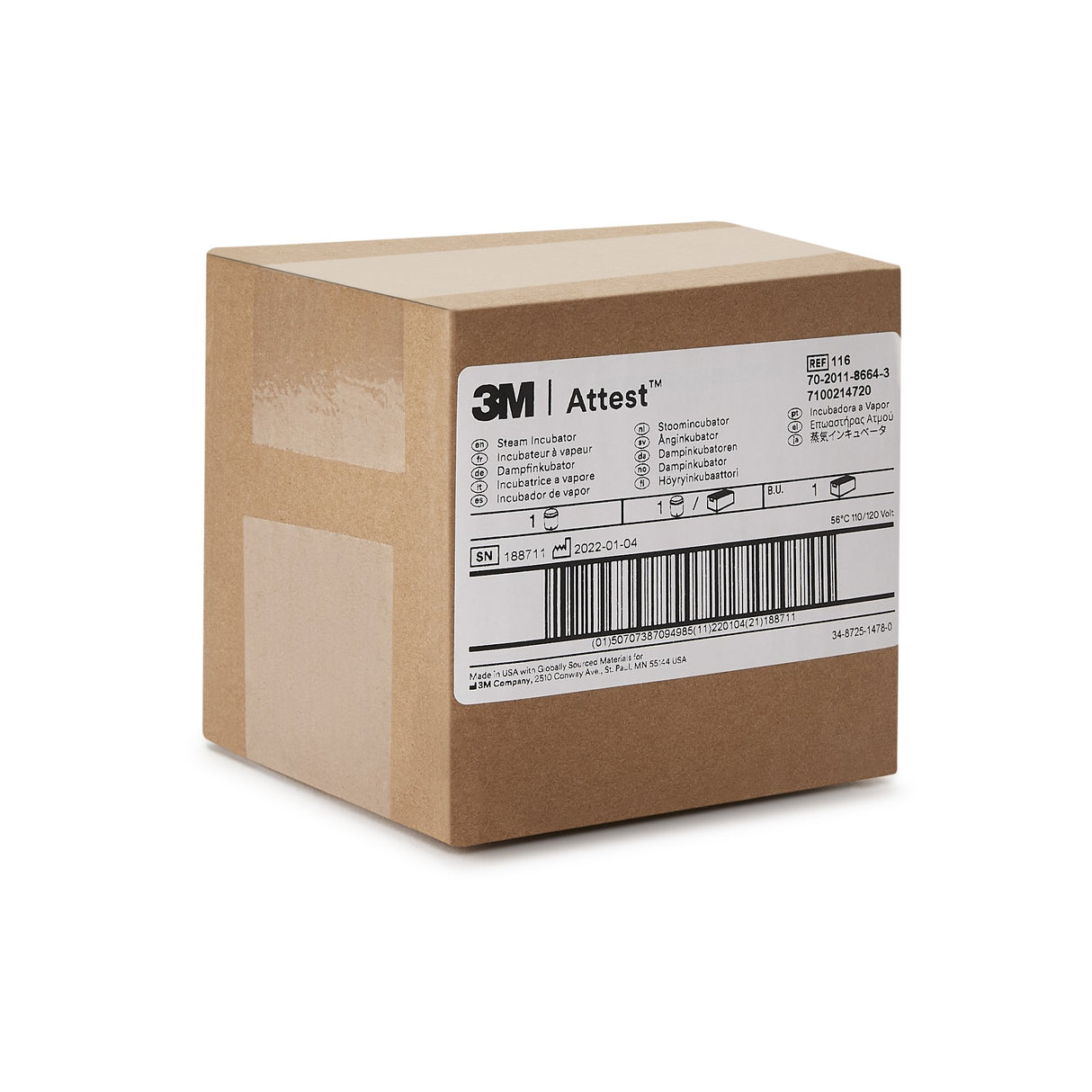 Biological Indicator Incubator 3M Attest - BeHope