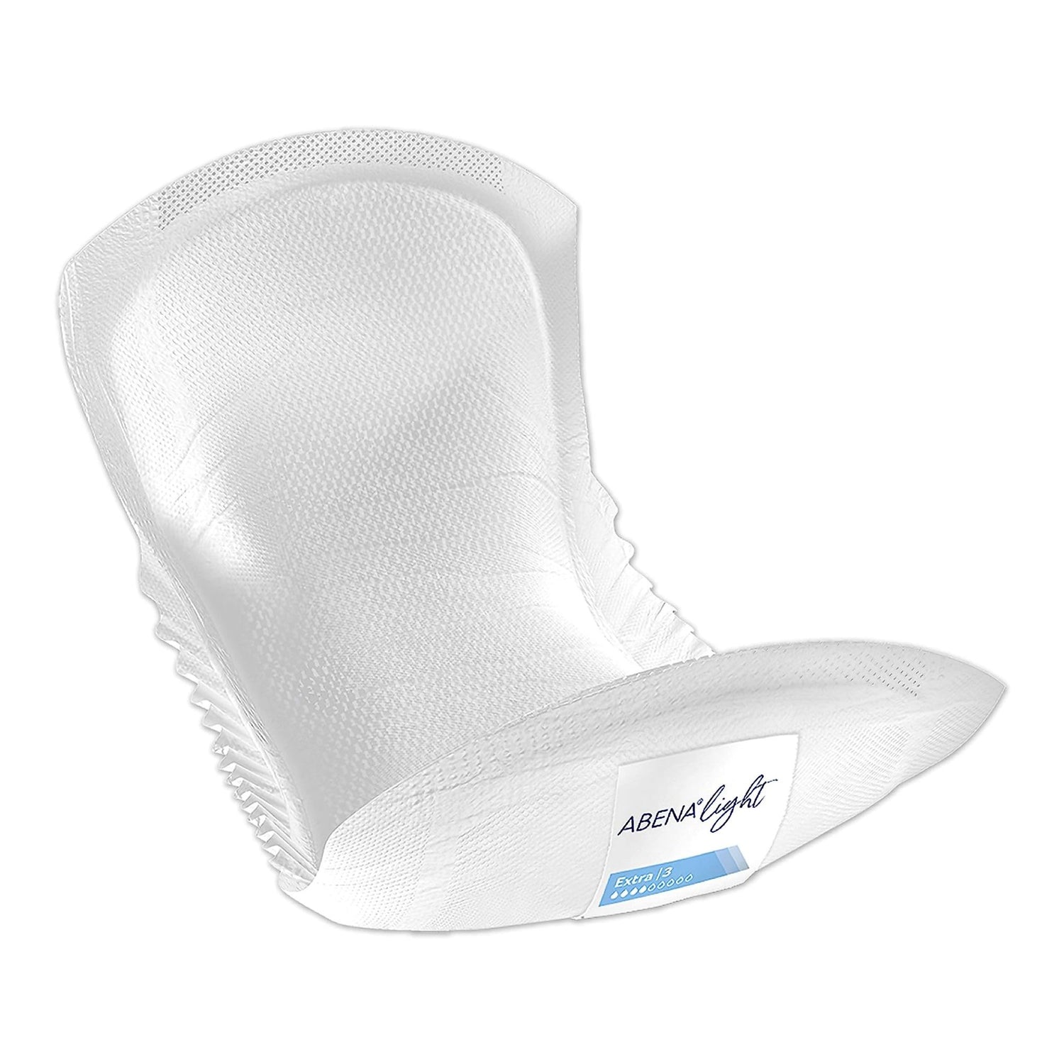 Bladder Control Pad Abena™ Light Extra 13 Inch Length Light Absorbency Fluff / Polymer Core One Size Fits Most - BeHope