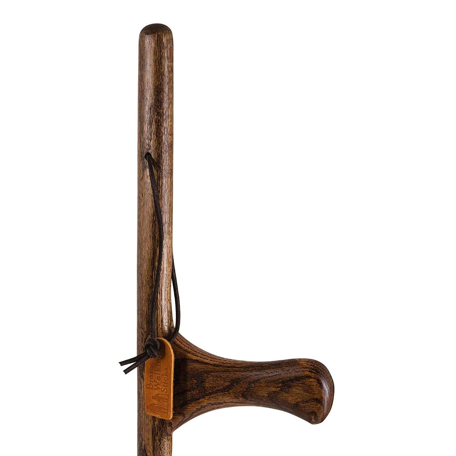 Walking Stick Brazos™ Dual Purpose Staff Wood 55 Inch Height Wood Grain - BeHope