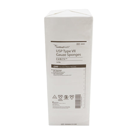 Gauze Sponge Curity™ 4 X 4 Inch 12-Ply NonSterile 200 per Pack - BeHope