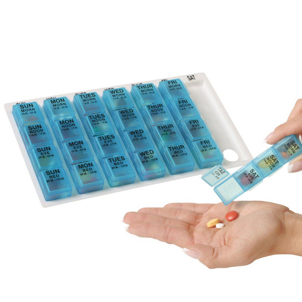 Pill Organizer One-Day-At-A-Time® Large 7 Day 4 Dose - BeHope
