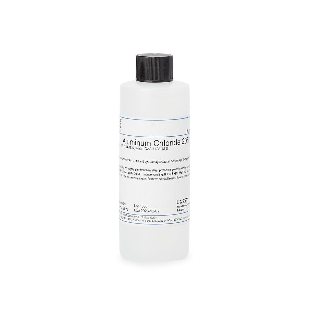 Chemistry Reagent Aluminum Chloride ACS Grade 20% / 6.0 N 4 oz. - BeHope